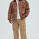 Pantalones Tipo Cargo Loose Screw - Caqui