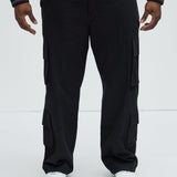Pantalones Tipo Cargo Loose Screw - Negro