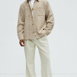 Camisa James Tweed Over - Bronceado/Multicolor