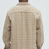 Camisa James Tweed Over - Bronceado/Multicolor