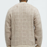 Suéter Runnin Up Numbers Crewneck - Gris Pardo