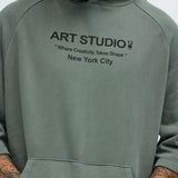 Sudadera Art Studio NYC - Carbón