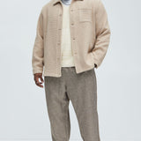 Camisa Linden Textured Over - Bronceado
