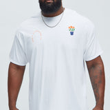 Camisa De Manga Corta Don't Overthink It - Blanco
