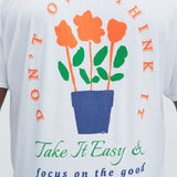 Camisa De Manga Corta Don't Overthink It - Blanco