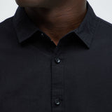 Camisa Abotonada Ryland - Negro