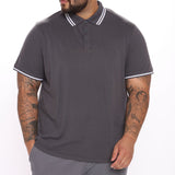 Camisa Polo Wilson Short Sleeve - Carbón