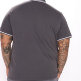 Camisa Polo Wilson Short Sleeve - Carbón