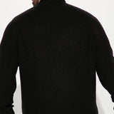 Suéter Simply Ribbed Cozy Turtleneck - Negro