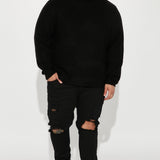 Suéter Simply Ribbed Cozy Turtleneck - Negro