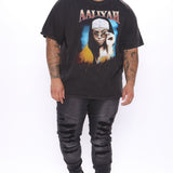 Camisa De Manga Corta Aaliyah One In A Million - Negro/Combinado