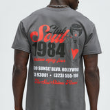 Camisa De Manga Corta Club Soul - Carbón