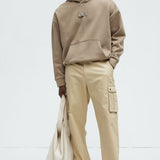 Pantalones Tipo Cargo Berry Straight - Caqui