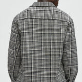 Camisa James Tweed Over - Negro/Combinado