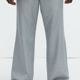 Pantalones Just Doin' Me Slim - Gris