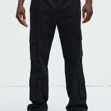 Pantalones Tipo Cargo Loose Screw - Negro