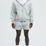 Shorts Tyson Oversize Heavyweight Sweat - Gris Suave