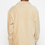 Camisa Luxury Knit Ribbed - Bronceado
