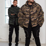 Camisa Top Essential Camo Long Sleeve Denim Woven - Camuflaje