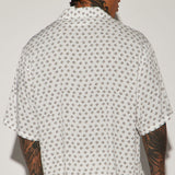 Camisa Abotonada Best Geometric - Blanco/Combinado