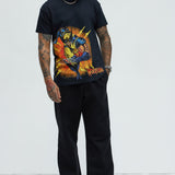 Camisa De Manga Corta Wolverine Rage - Negro