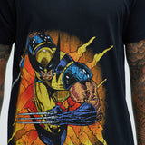 Camisa De Manga Corta Wolverine Rage - Negro