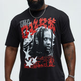 Camisa De Manga Corta Lil Durk - Negro