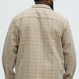Camisa James Tweed Over - Bronceado/Multicolor