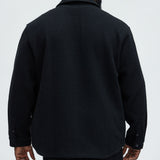 Camisa Linden Textured Over - Negro