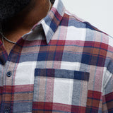 Camisa Utica Plaid Flannel - Multicolor