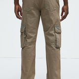 Pantalón De Mezclilla Mark Cargo - Grey Mineral Wash