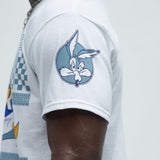 Camisa De Manga Corta Looney Tunes Road Runner Racing - Blanco
