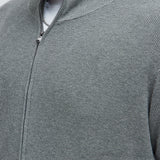 Suéter Shawn Full Zip - Gris Suave