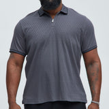 Camisa Polo Fernando Textured - Carbón
