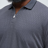 Camisa Polo Fernando Textured - Carbón