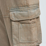 Pantalón De Mezclilla Mark Cargo - Grey Mineral Wash
