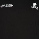 La camiseta de manga corta en negro de Los Angeles Est. 87 Bones, fundada en 1987.