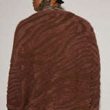 Suéter Textured Crewneck - Café