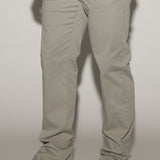 Pantalones de corte macizo Slim - Gris