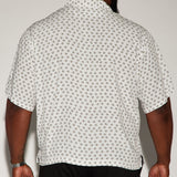 Camisa Abotonada Best Geometric - Blanco/Combinado