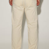 Pantalones Mac Slim con abertura estrecha - Blanco Apagado