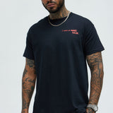 Camisa De Manga Corta I Show No Fear - Negro