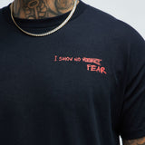 Camisa De Manga Corta I Show No Fear - Negro
