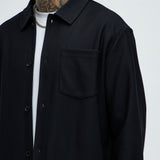 Camisa Turner Pocket Over - Negro