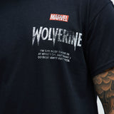 Camisa De Manga Corta Marvel Wolverine Play Time's Over - Negro