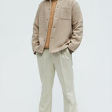 Camisa Linden Textured Over - Bronceado