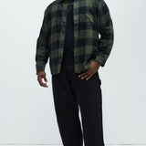 Camisa Park Flannel - Verde/Combinado