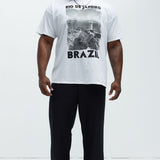 Camisa De Manga Corta Rio De Janeiro Brazil - Blanco