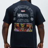 Camisa De Manga Corta Marvel Wolverine Play Time's Over - Negro