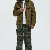 Pantalones Tipo Cargo Baby Come Back Zip Off - Camuflaje